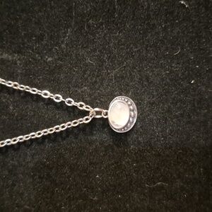 Sapphireskies Designs Sterling & Moonstone Charm Necklace